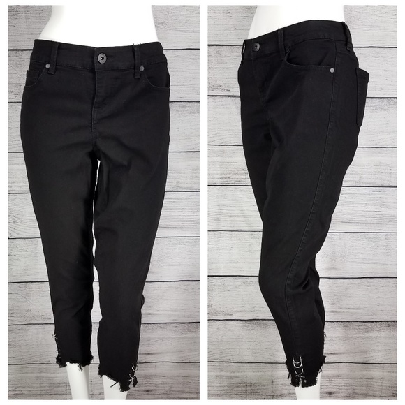 torrid Denim - Torrid Jeans Crop High Rise Ultra Skinny Raw hem